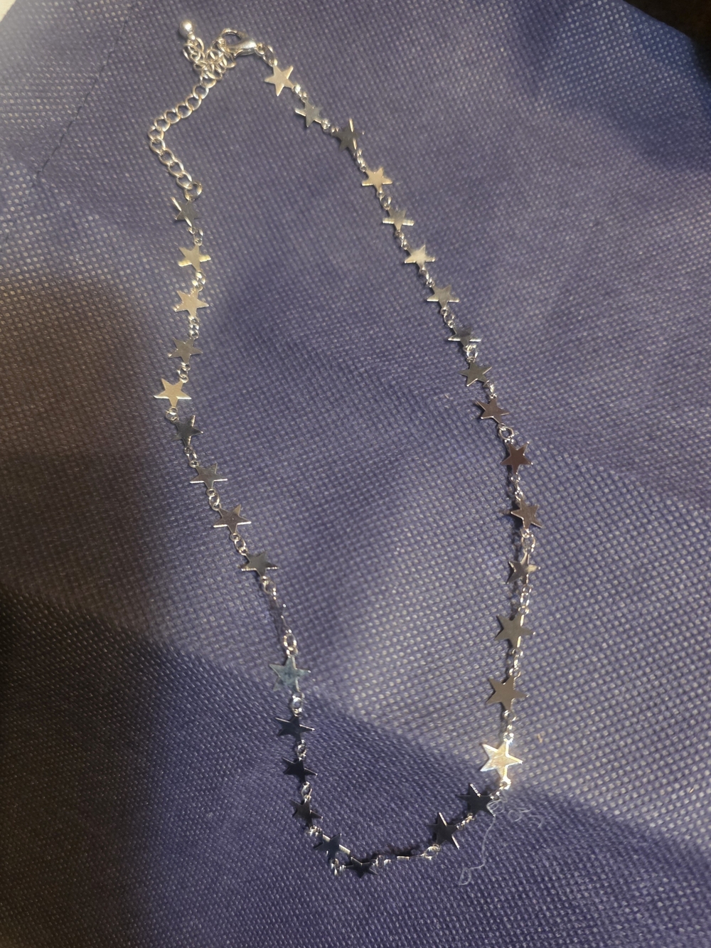 Sterling Silver Star Link Necklace - Women's Jewelry